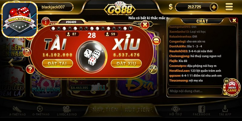 Took tài xỉu Go88 nổi bật với khả năng dự đoán kết quả chính xác đến 92%